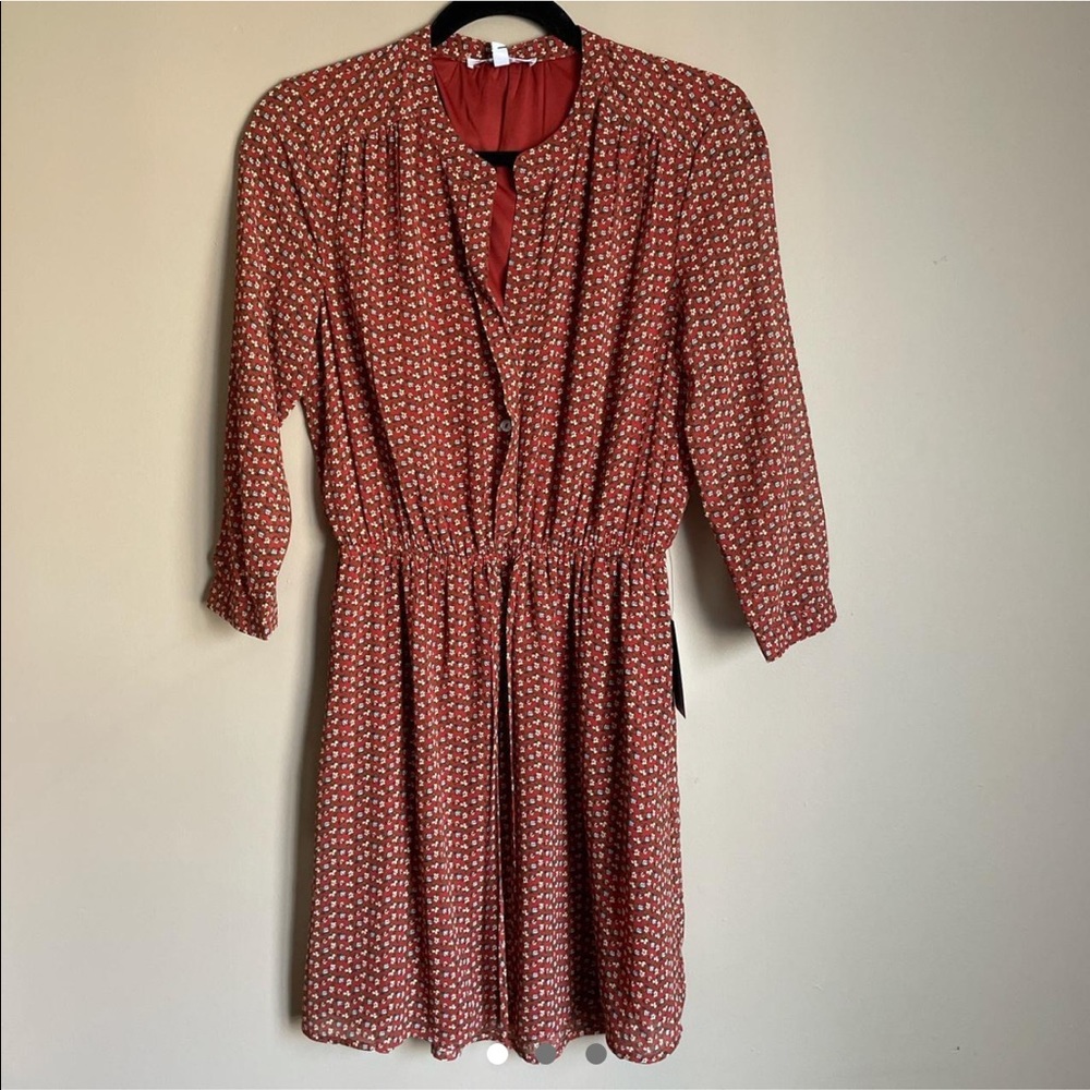 NWT Floral Dress with Tie Waist